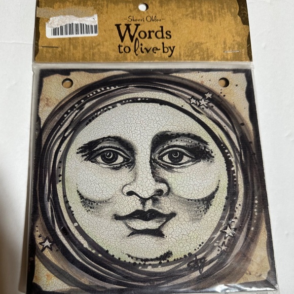 Words To Live Luna Tile by Sherri Ohler. New in Package - Picture 2 of 7